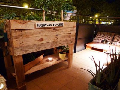 Chậu Cây Gỗ Pallet – Ý Tưởng Độc Đáo Từ Những Thanh Gỗ Pallet