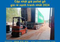 Cập nhật giá pallet gỗ giá rẻ cạnh tranh nhất 2024